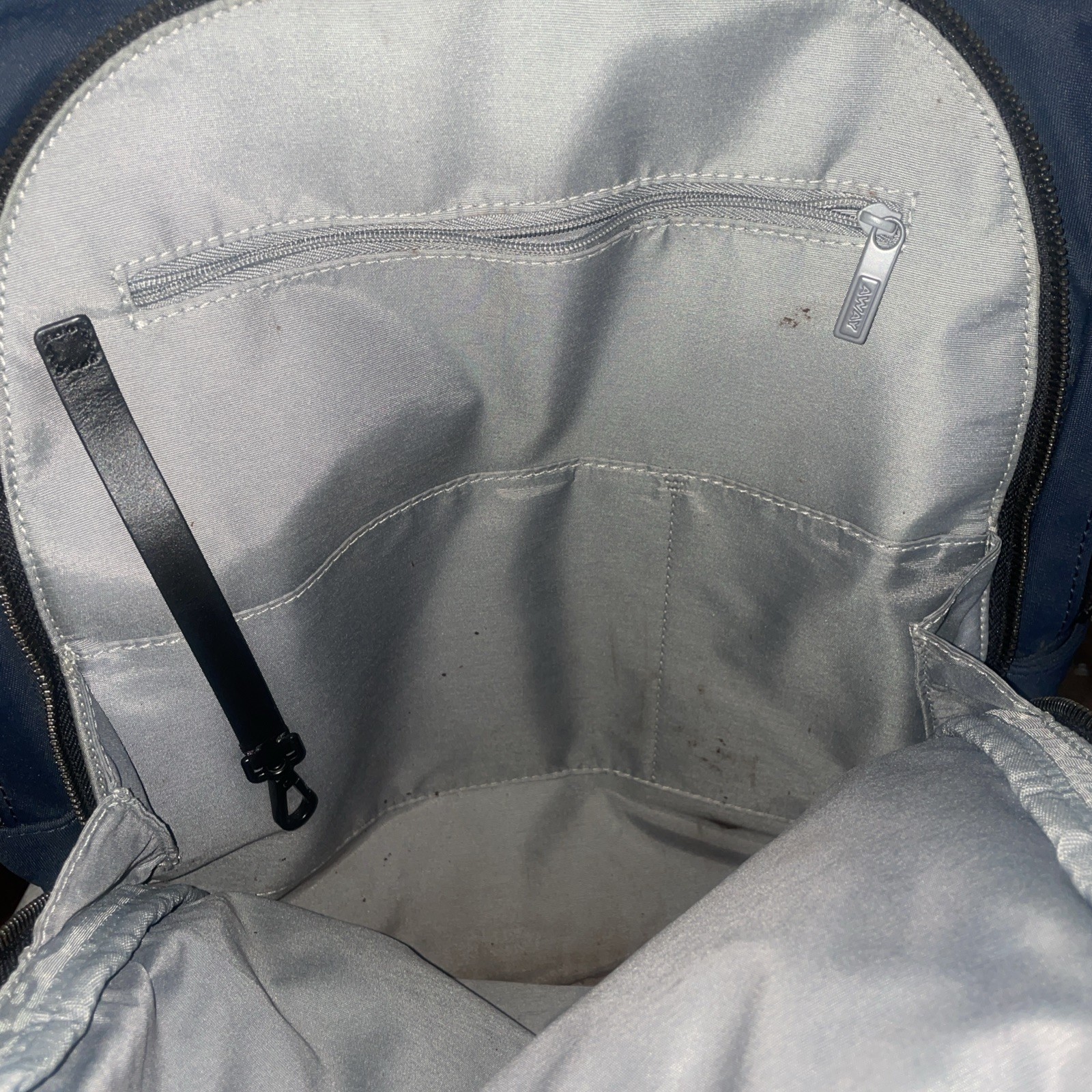 AWAY Everything Active Multiple Zip Backpack Blue… - image 4