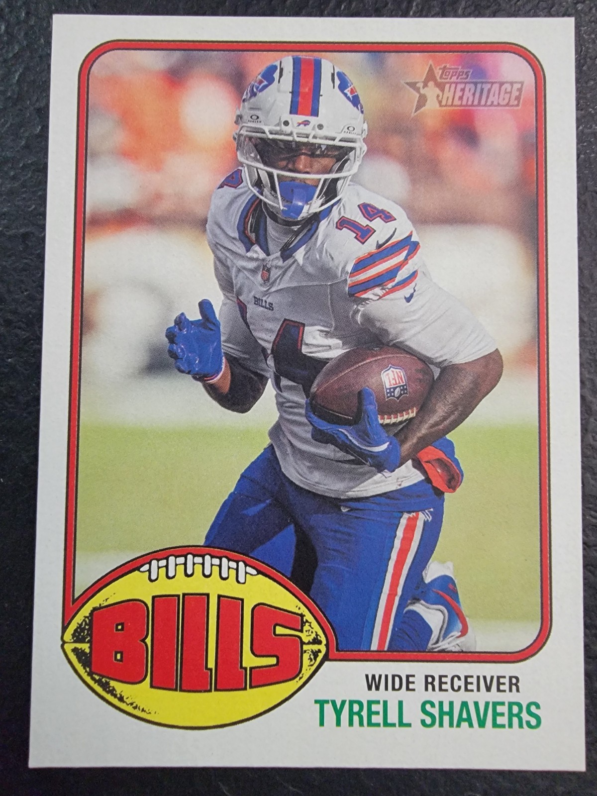 2026 Topps Heritage Football Tyrell Shavers #250 Base Card