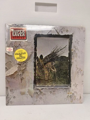 Vintage 70s LED ZEPPELIN IV Album Record 1979 Vinyl Lp Sealed NEW Excellent