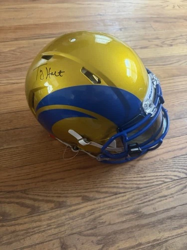 Los Angeles Rams autographed football helmet Torry Holt Beckett authenticated