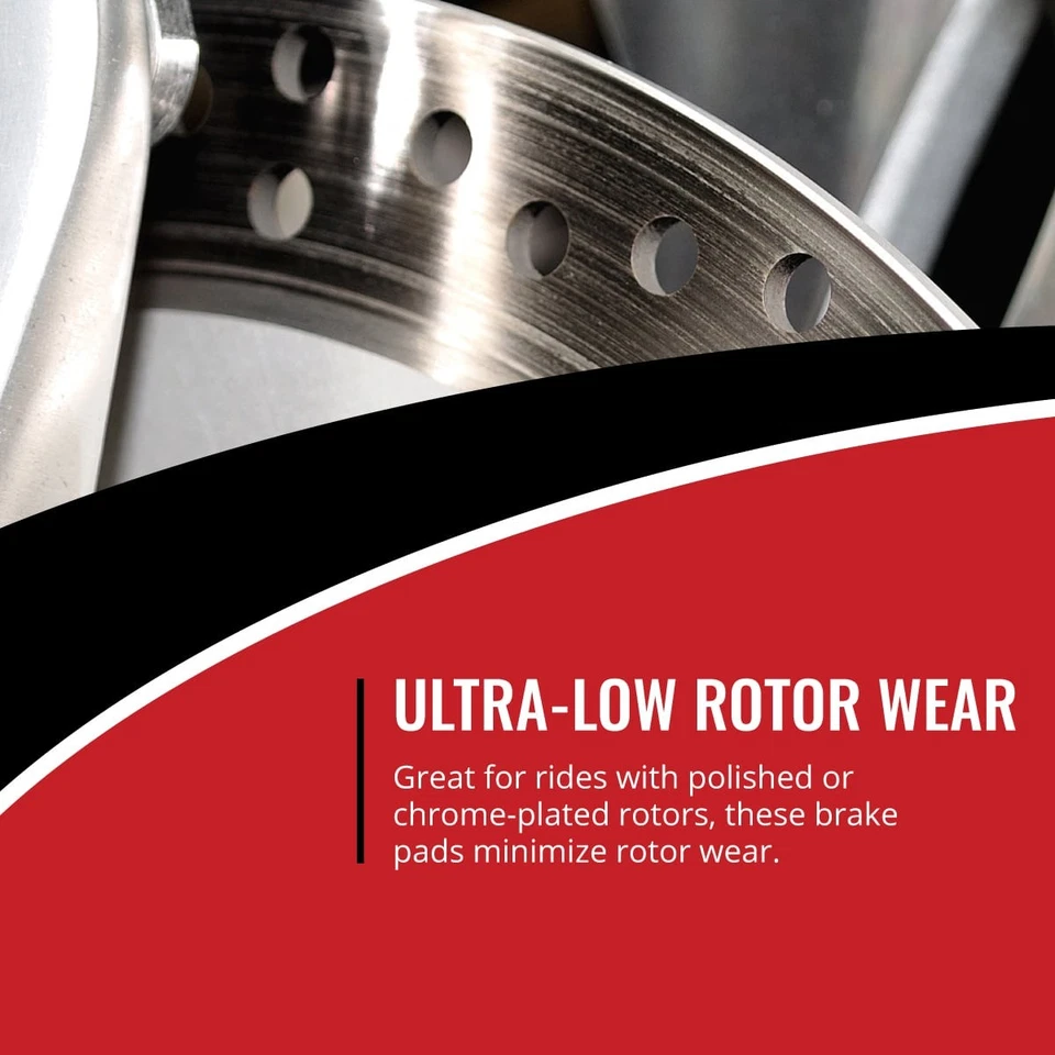 Rear Organic Brake Pads 2004-2005 Aprilia Tuono 1000 R Factory Set Full Kit vo - Image 3 of 4