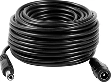 10M/33FT DC 12V CCTV Power Extension Cable 2.1x5.5mm Cord for Camera & LED