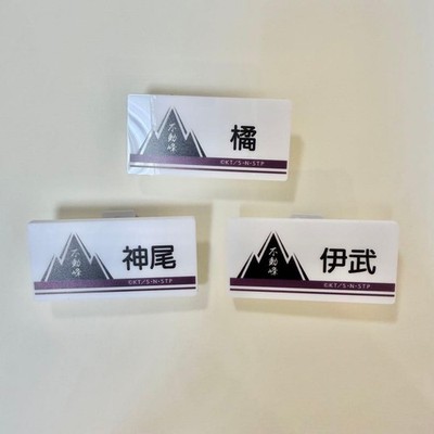 The Prince of Tennis Pin Badge Set - Kamio Ibu, Kippei Tachibana, Akira Kanie