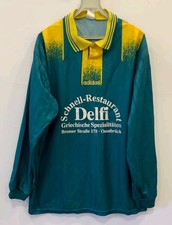 Vtg Adidas Raspo Osnabrück Soccer Jersey #7 Men's XL Green Yellow England#252