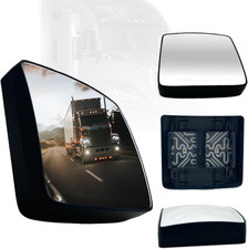 Replacement Mirror Glass, for 2013-2020 Kenworth T680 T880, Heated Wide Angle Co