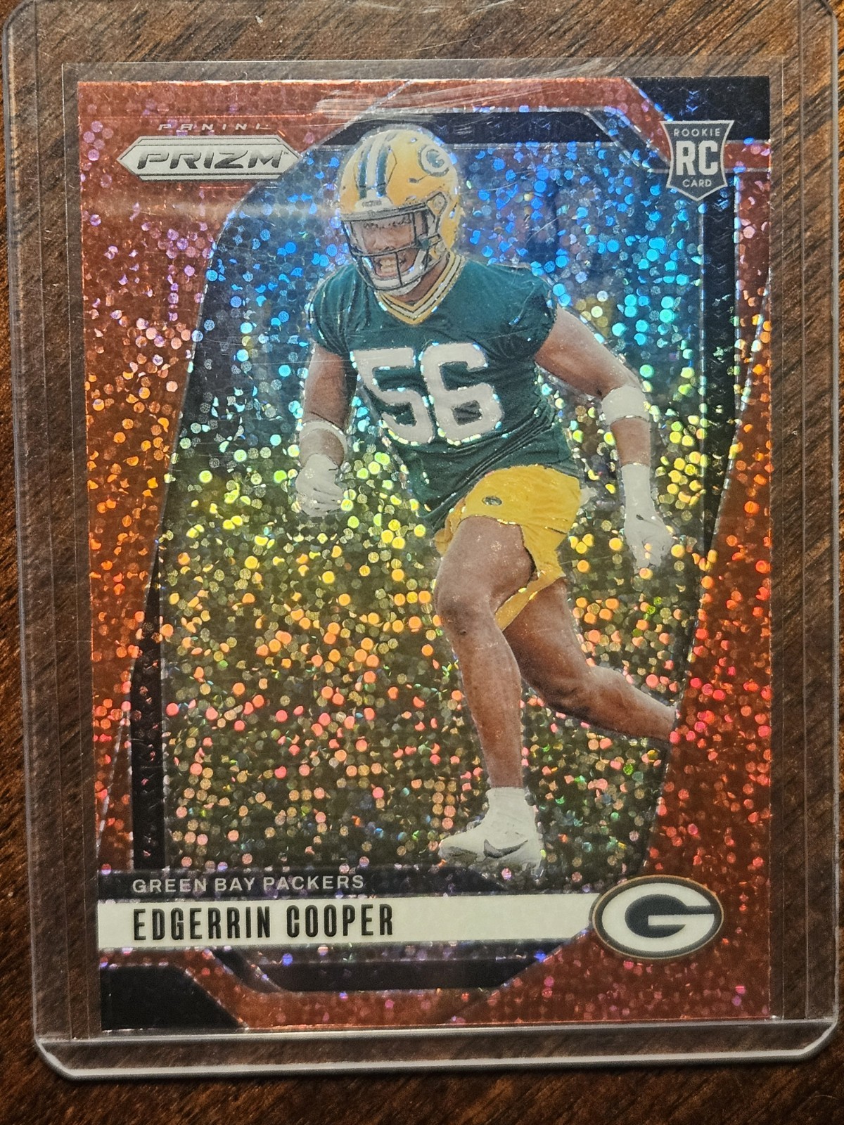 2024 Panini Prizm - Rookies Edgerrin Cooper #331 Red Sparkle Prizm (RC)