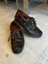 Mens Timberland Icon 3 Eye Classic Handsewn Lug Boat Shoes Brown Size Uk 7