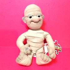 Vtg 1999 9" Plush Mummy Stuffins Universal Studios Monsters Beanie Doll Toy