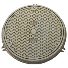 JAY R. SMITH MFG. CO 4810-08 Cleanouts,Floor Access Cover,8-1/2 in. 20RF23
