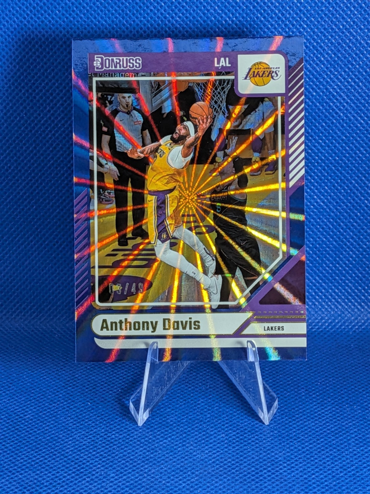 Anthony Davis #3 Basketball Cards 2024 Panini Donruss trading card — raw and PSA graded price guide