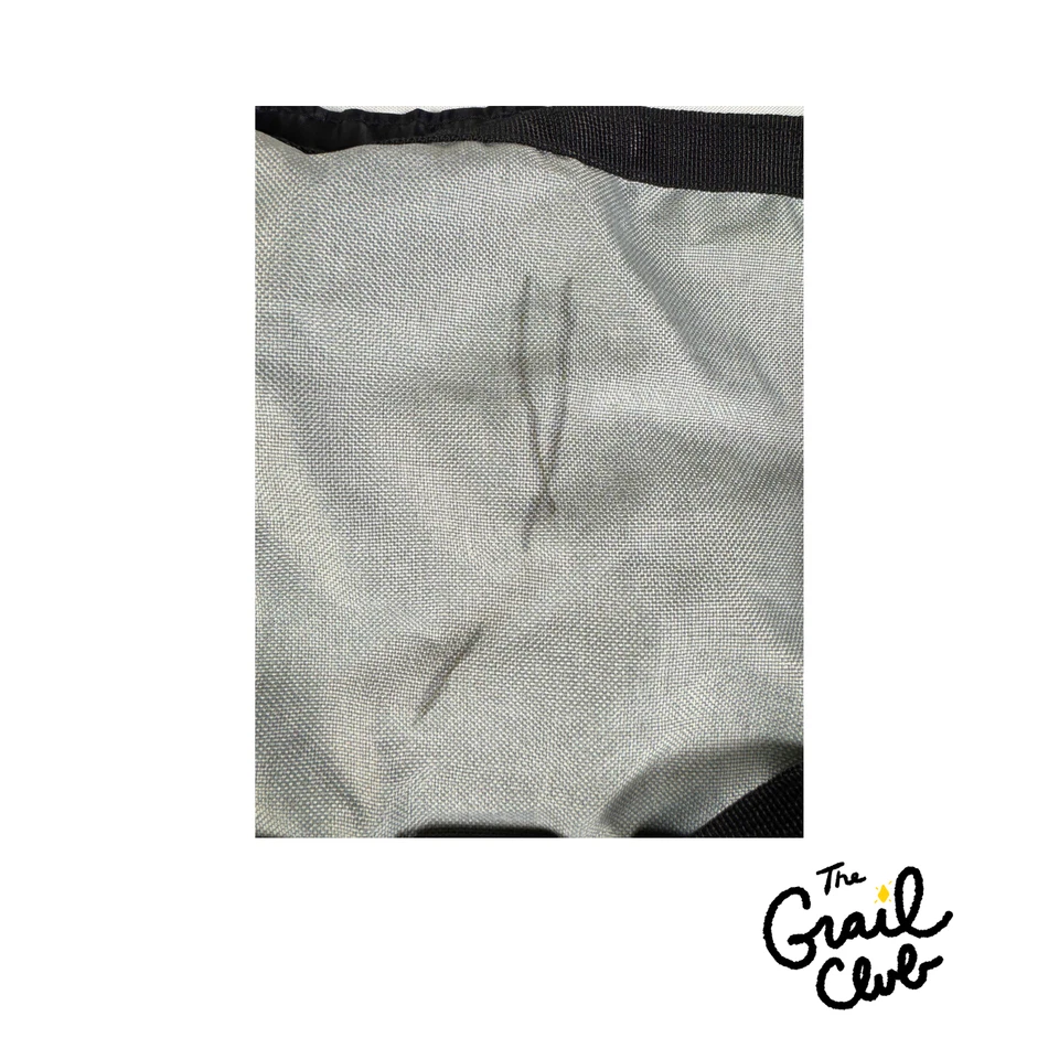 Mochila saco de lavandería Brookstone con tapa enrollable con correas - gris/azul - envío gratuito Foto 4 de 4