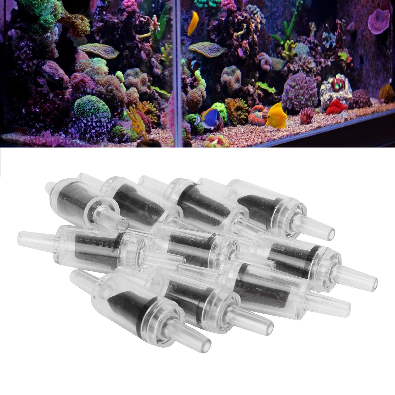 New 10PCS One Way Air Pump Check Valves Plastic NonReturn Check Valve For Fish