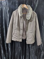 Debenhams Women's Light Jacket Size 16 Beige , Very Good Condition