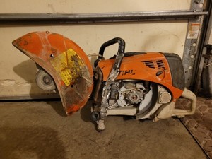 Stihl TS700 14” Quick Concrete Cut Off Saw For Parts Or Repair