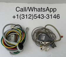 ZOLL ECG Cable Set (REF:8300-0803-12 + REF:8300-0804-12) Precordial 6 Lead Cable