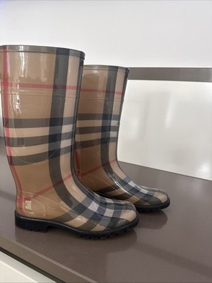 Burberry Gummistiefel Mehrfarbig Größe 38 EUR