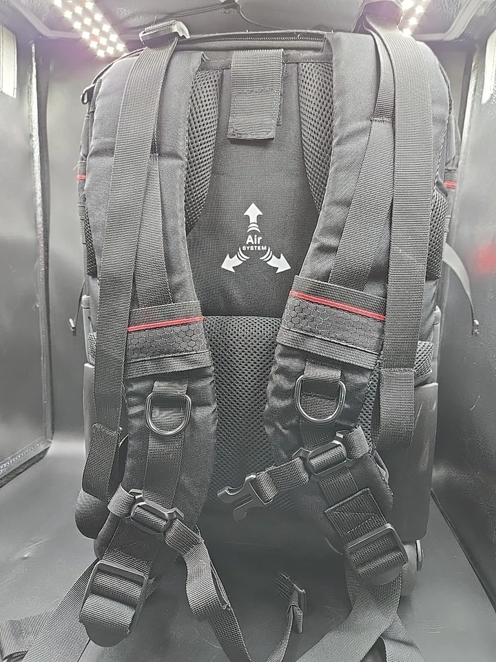 Neewer 2 en 1 Mochila con Cámara Rodante Estuche Trolley para Laptop, Trípode, Luz  Foto 4 de 4