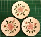 Stangl Pottery Wild Rose 6-1/4" Bread & Butter Plates Set of 3