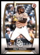 Eguy Rosario 2023 Bowman #63 Padres MLB READ FREE SHIPPING AutographDen
