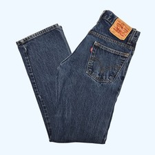 Levis 517 Boot Cut Jeans Mens 31x32 Dark Wash Blue Denim Pants Vintage Y2K READ
