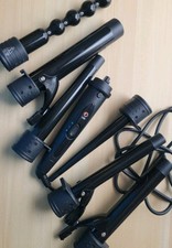 Duomishu 6-in-1 Ceramic Hair Curler, Black. new Open Box .110/220v 70W