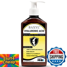 Baxyl Liquid Hyaluronic Acid Joint Relief Supplement Vegan Gluten-Free Non-GMO