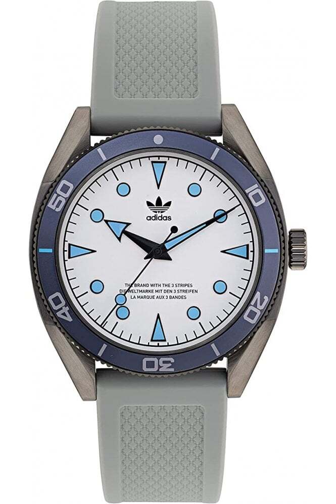 Adidas da Uomo Cinturino IN Silicone SPORTS Orologio 42mm Impermeabile AOFH22003