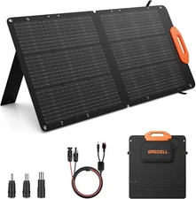 21.5V Portable Foldable Solar Panel with Fast Charger and Adjustable Kickstand