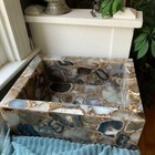 Elegant Natural Stone Washbasin Sink – Handcrafted Bathroom Basin
