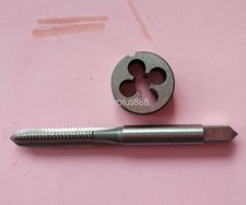1pc HSS Machine 9//16-32 UNEF Plug Tap and 1pc 9//16-32 UNEF Die Threading Tool
