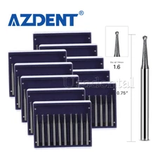 12Types Dental Carbide Burs FG Pear-Shaped Tungsten Steel F High Speed Handpiece