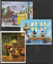 Disney 8 DIFFERENT Souvenir Sheets Mint Never Hinged