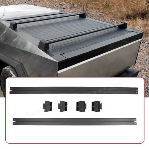 4Pcs Cross Bar Fits For Tesla Cybertruck Roof Rack Rooftop Cargo Rack Carrier - Picture 7 of 17