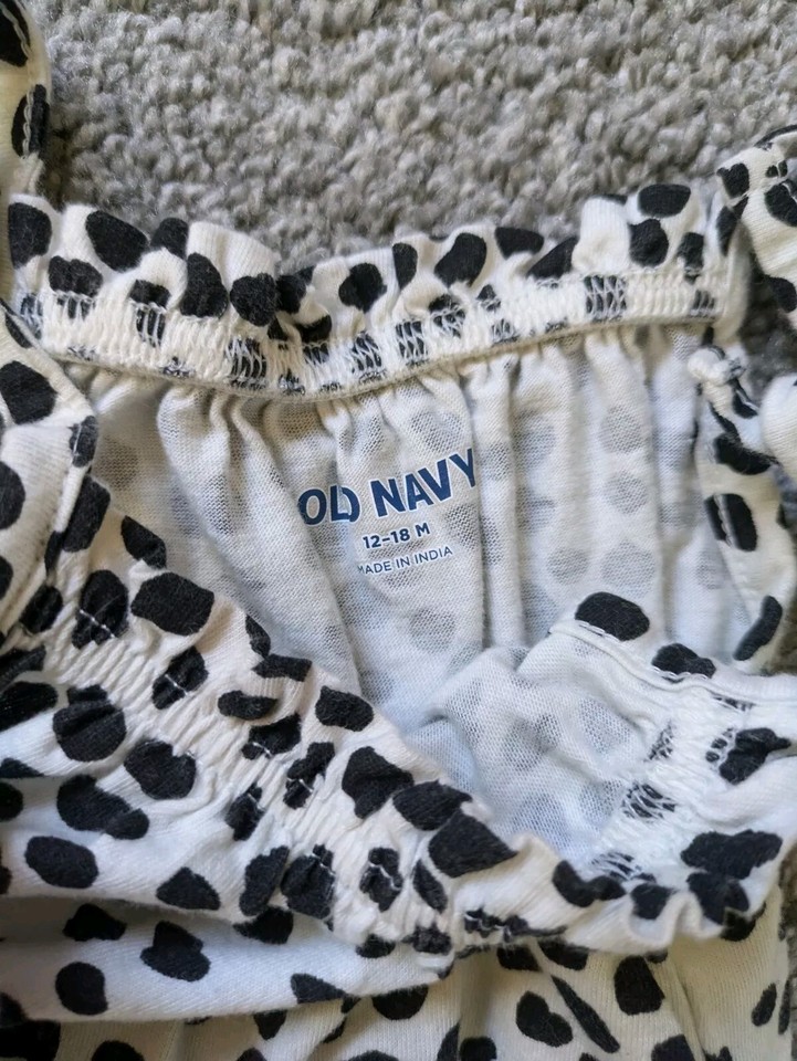 Lot Of 2 Old Navy Baby Girl Summer Rompers Size 1218 Months Floral