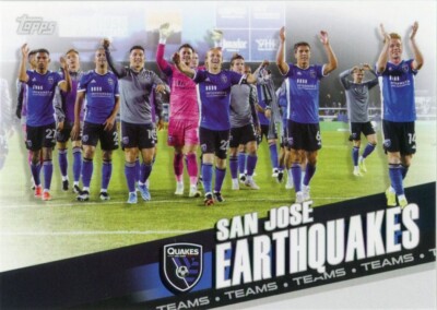 2022 Topps MLS San Jose Earthquakes Team Card #168 Soccer CA
