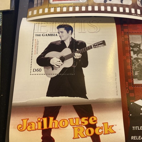 Mystic Stamps ~ Elvis Movie Collection JAIL HOUSE ROCK ~ World Stamps ~ MNH - Bild 2 von 4