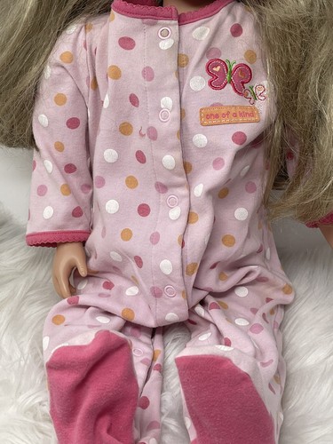 My Twinn Doll Emma Poseable Blonde Hair Blue Eyes Doll 2007 Body 1997 Face 23" - Picture 3 of 12