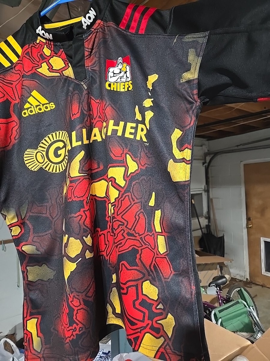 adidas アディダス ラグビー chiefs チーフス ユニフォーム シャツ WAIKATO CHIEFS 2007 2008 RUGBY SHIRT JERSEY SUPER 14 ADIDAS
