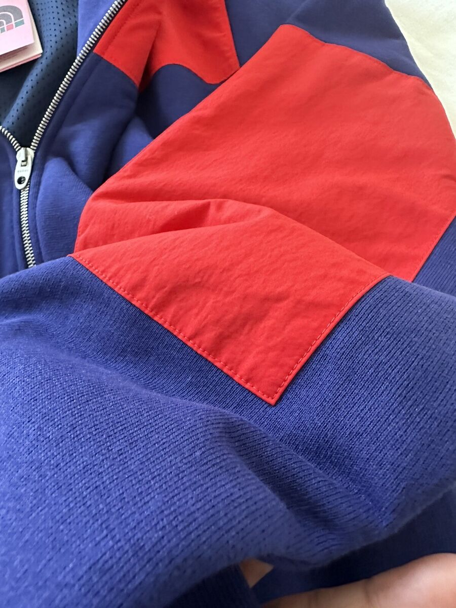 GUCCI x THE NORTH FACE logo Hooded/Zip track jacket Large GUCCI x THE NORTH FACE logo Hooded/Zip track jacket Large