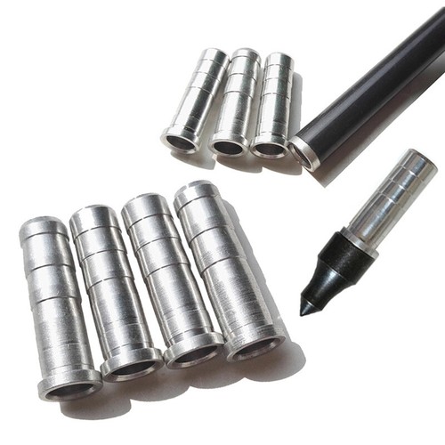 12pcs Aluminum Archery Arrow Inserts for 0.244’’ Carbon Arrows Arrow Tip Inserts - Picture 5 of 10