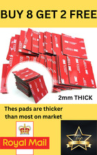 High-Strength Dash Cam Sticky Pads | 10-Pack | Extra Strong Adhesive | Easy Cut