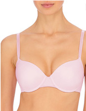Natori 32D Cushioned Comfort Underwire T-Shirt Bra NWOT 727279 Ribbon Pink