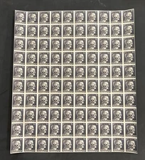 Nazi Germany Third Reich NSDAP Adolf Hitler Gross Rosen Stamp Sheet WWII WW2