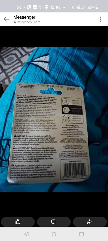 Htf Raro Pastel 8 OZ Evenflo Botellas y Pezones Nuevos! Foto 3 de 3