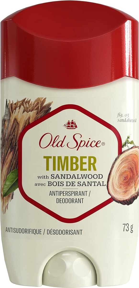 Old Spice Timber デオドラントスティック 73g 4個セット Old Spice Men's Antiperspirant & Deodorant Timber with Sandalwood