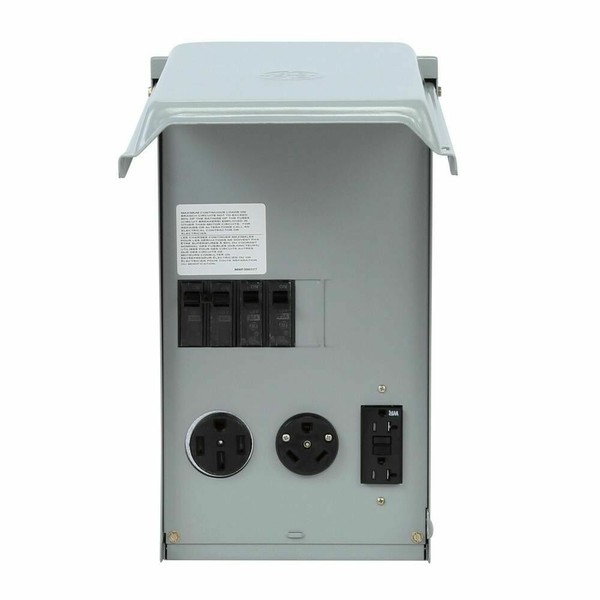 GE Ge1lu532ss RV Power Outlet Panels Outdoor NEMA 3r 100 Amp for sale