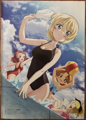 Double Sided Swimsuit Anime Poster: Girls und Panzer, Strike the