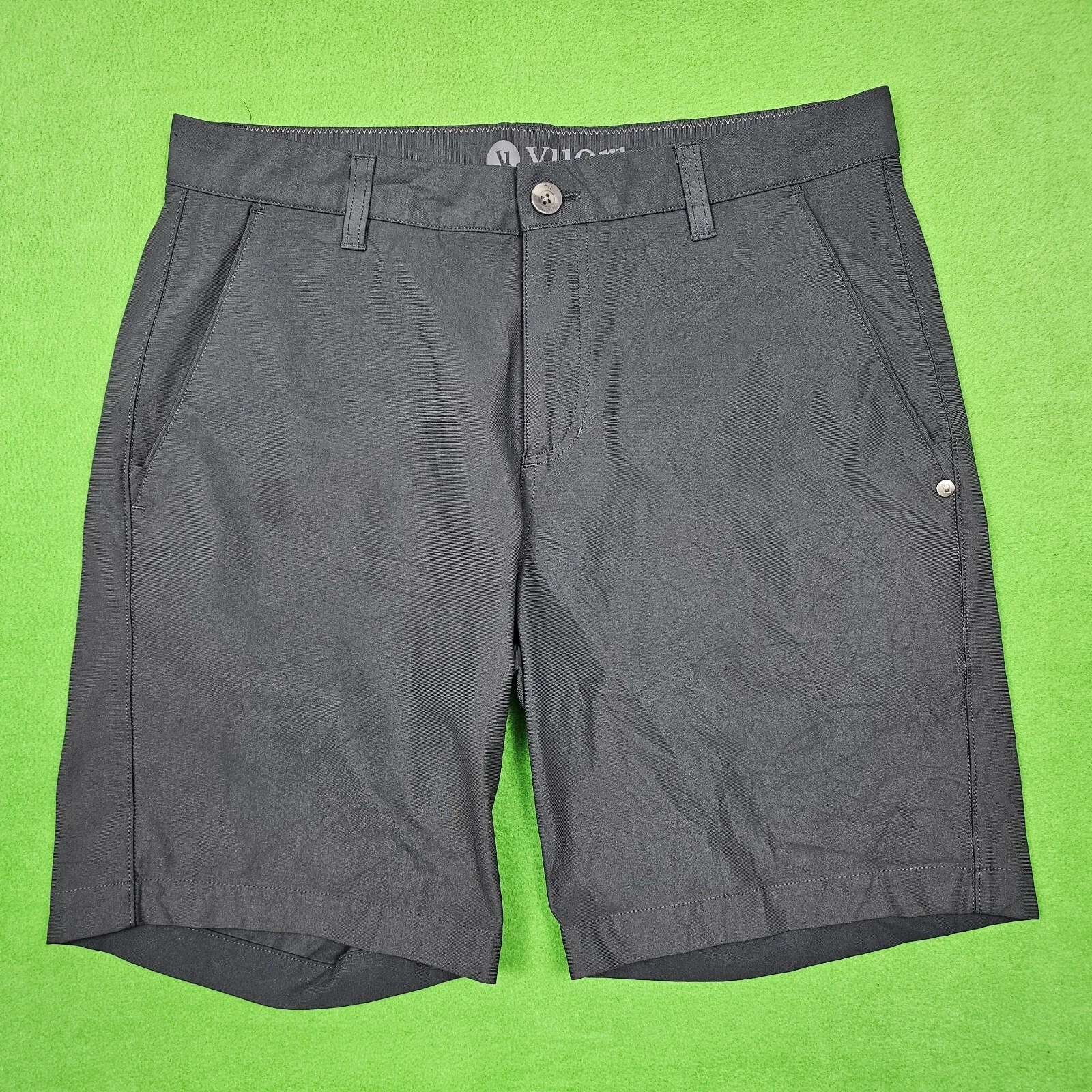 vuori meta stretch travel golf performance chino pickle ball shorts