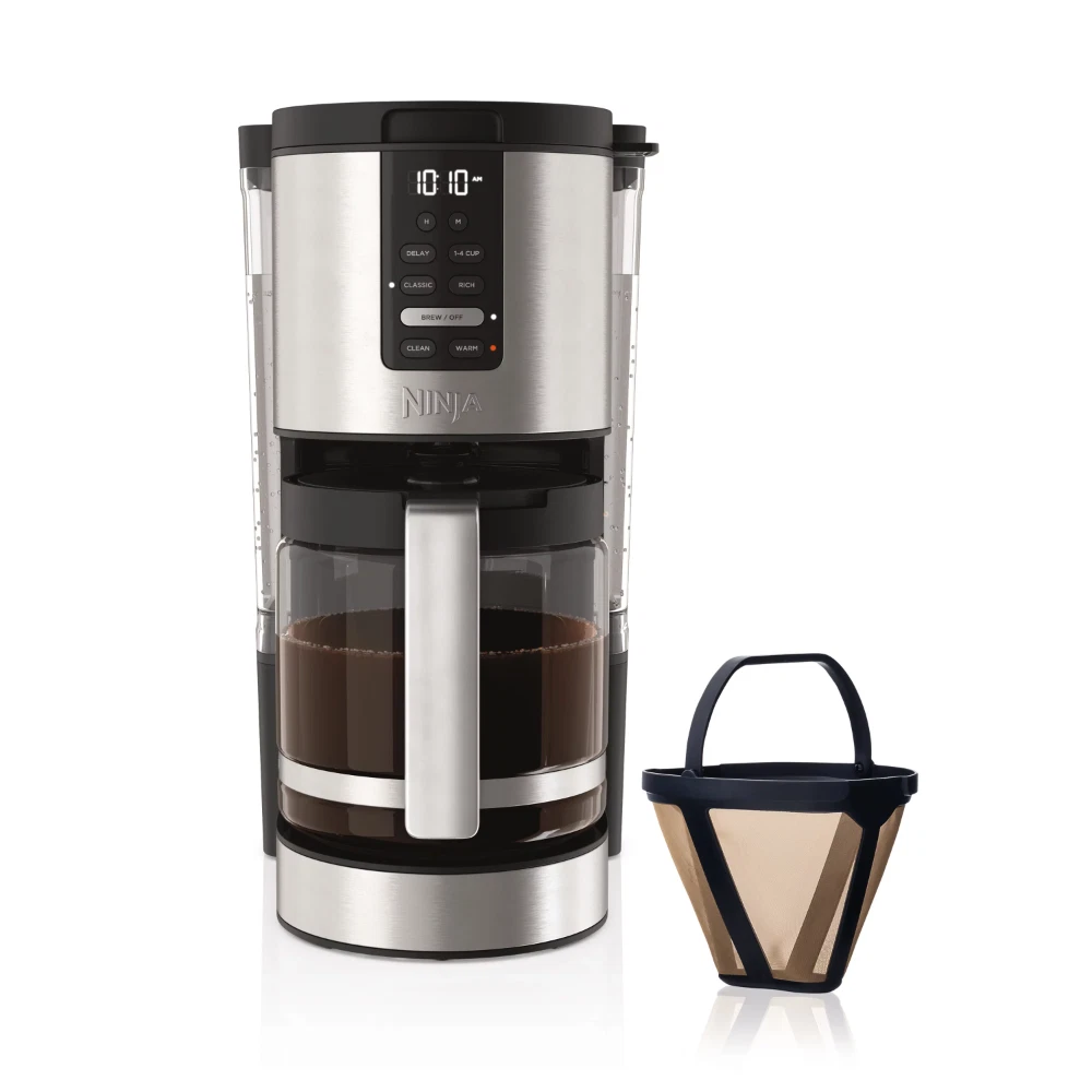 14-Cup Coffee Maker, 70-Oz Removable Water Reservoir,Wake Up To Hot Coffee