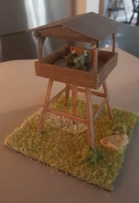 Wargaming Guard Tower 28mm Wachtturm Gelände Landschaft Bolt Action Tischspiel